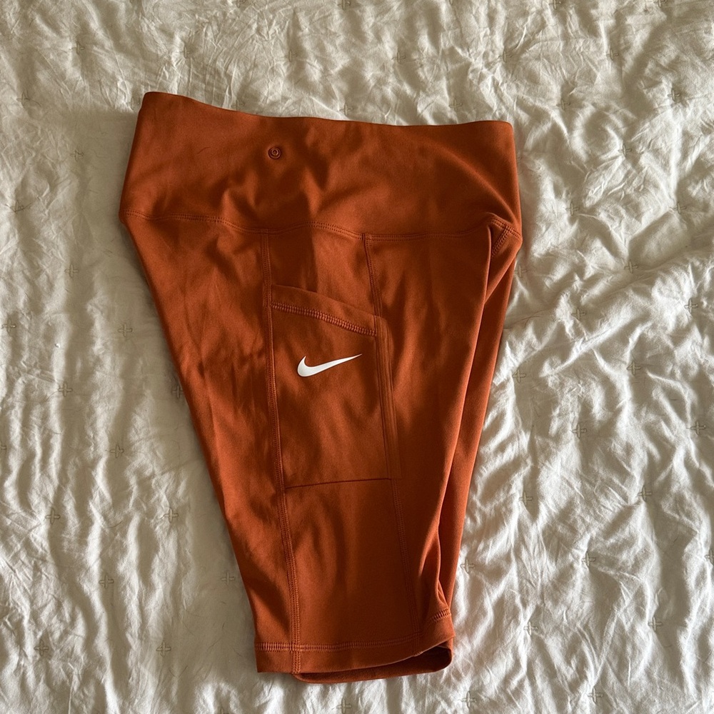 Nike Burnt Orange Sports Shorts